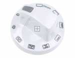 Control Knob - 8034526 Knob Pmg610 00-09 1672 01 Sc White [Amica]