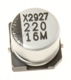 Samsung Smd Electrolytic - 220uf-16v 2402-001326 C-al Smd 220µf 20% 16v Lz 8 3x8 3x6 2mm