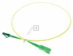 Logilink Optical Plug/optical Plug - Fibre Simplex Patch Cord, Os2 Sm G.657.a2, Sc-apc To Lc-apc, 0.5 M