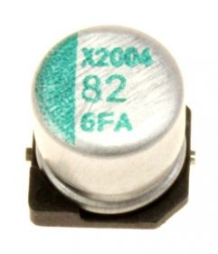 Samsung Smd Electrolytic - 82uf-6 3v 2409-001051 C-organic 82µf 20% 6 3v wt tp 6 3*5 9mm