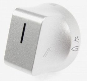 Control Knobs - 3550377240 Knob Silk Screened Silver [Electrolux Aeg]