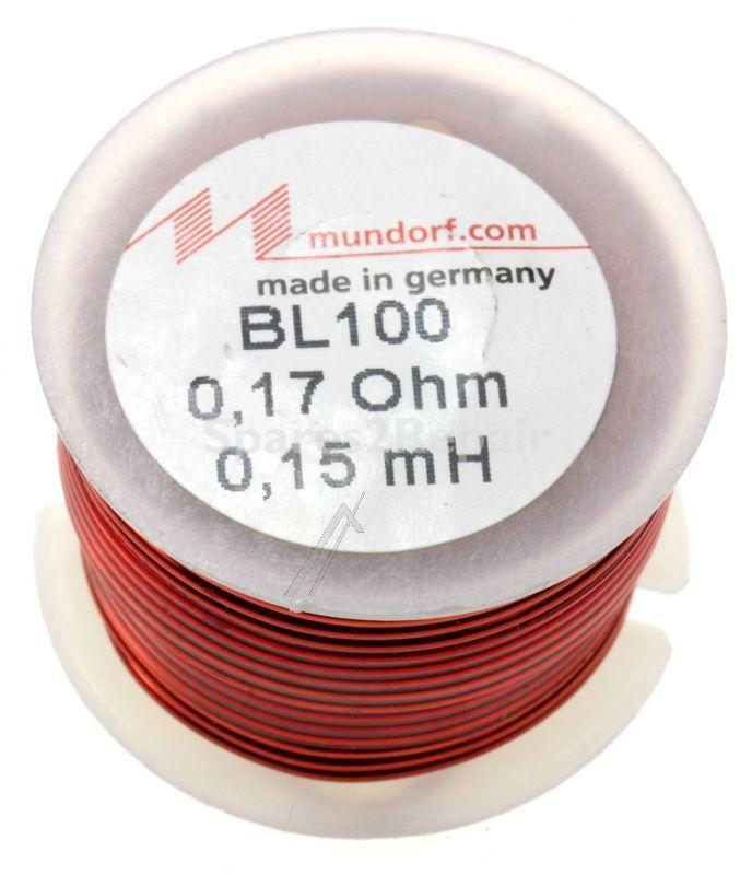 Mundorf Coil - 0,15mh-0,17r Mcoil Air-coil, Baked Varnish, 1mm Wire, 30x20mm