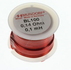 Mundorf Coil - 0,1mh-0,14r Mcoil Air-coil, Baked Varnish, 1mm Wire, 30x20mm