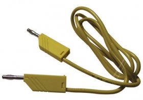 Hirschmann Measuring Cable Banana Plug - Ml100 Messleitung 1m Gelb Suitable For Hirschmann