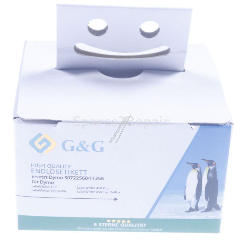 G&g Colour Cartridge - Label, 41mm X 89mm, 300 Labels On Roll