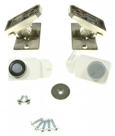 Smeg Door Hinges For Washing Machines - 690072418 Left Hinge+right Kit Wash
