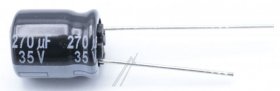 Panasonic 35v Radial Electrolytic 105 De - 270uf-35v Elko Radial Pan 105° 10x12,5mm