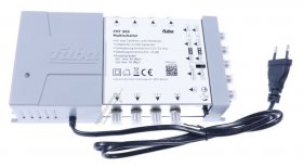 Fuba 4+1 Multiswitch Inputs - Fmt 908 Multischalter 9-8 Mit Integrierten Netzteil Und 22 Khz Generator