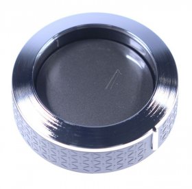 Control Knobs - C00666056 488000666056 Knob Blk chr hp mjst [Whirlpool Indesit]