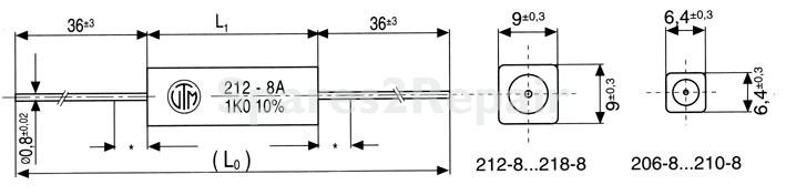Vitrohm 5w-wire Resistor Axial - 0,47r-5w Resistor