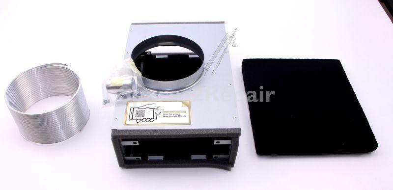 Novy Cooker Hood Filter - 7640400 Kit Recycling Monoblock For Flat Line Centrale 7640