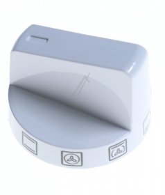 Control Knobs - 140216934046 Knob Function White 9+0 [Electrolux Aeg]