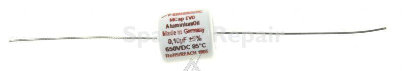 Mundorf Foil Capacitor - 0,1uf-650v Audio Filmcap. Axial 85° 12x12mm