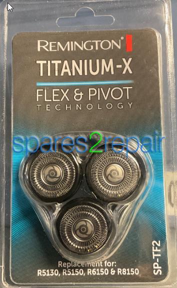 Remington Shaver Head - Sp-tf2 44089530401 Shaver Head R5130 -5150 - 6150 - 8150 Titanium 3stk