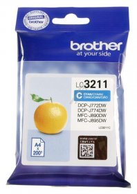 Brother Cartridge - Lc3211c Ink Cartridge Cyan