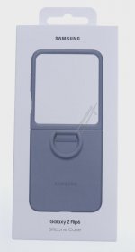 Samsung Leather Bag Gsm - Ef-pf741tjegww Samsung Silicone Case With Ring For Galaxy Flip6 Gray