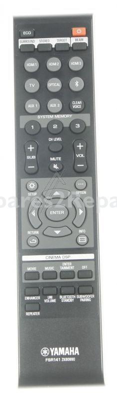 Yamaha Ir remote Control - Fsr141 Zk608900 Remote Control