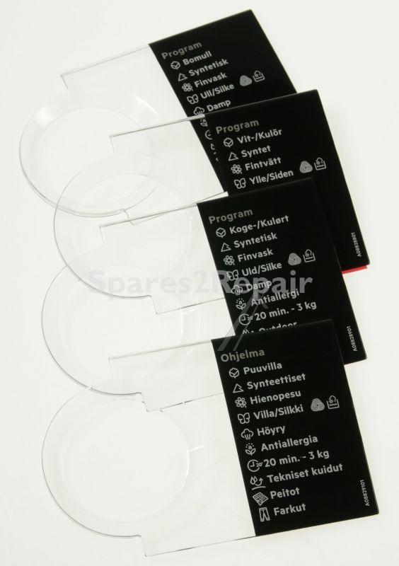 Panel - 140062661016 Programme Plate knob adhesive [Electrolux Aeg]