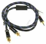 Compatible Phono Plug-jack Plug - Hq Premium Jack Stereo Plug 3 5mm - 2x Phono Plug 1 5m