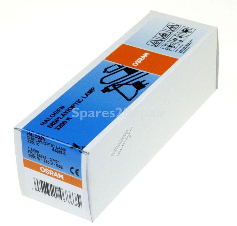Osram G22-halogenlamps - 64747 Studio- Projektions- Und Fotolampe G22 1000w 230v