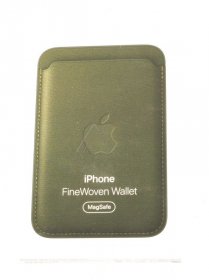 Apple Leather Bag Gsm - Mgh74zm-a Iphone Finewoven Wallet With Magsafe Moss