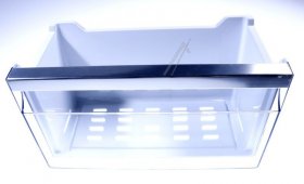 Vestel Freezer Drawer - 42179389 Bottom Basket Gr-252 (trans-blue) Flm