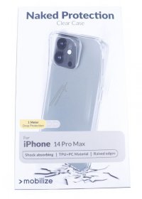 Mobilize Leather Bag Gsm - 27958 Mobilize Naked Protection Case Apple Iphone 14 Pro Max Clear