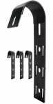 Schwaiger Fixings And Brackets - Solar Sogm0100 Balcony Bracket 4-way U-shaped Railing Mounting Set For 2 Solar Modules With Screws