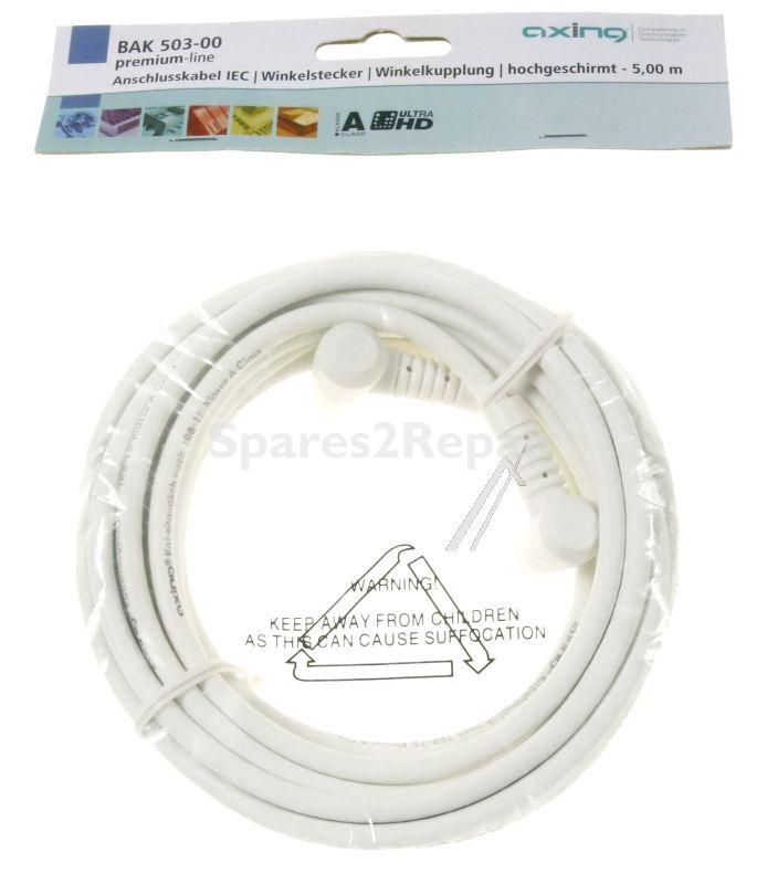 Axing Aerial Connecting Cable - Bak 503-00 Anschlusskabel Iec Winkelstecker Winkelkupplung