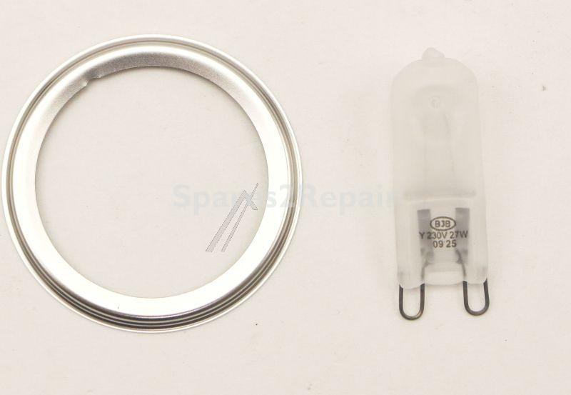 G9 Halogen Lamps - 10044823 Halogen Lamp Bulb Repair Kit With Metal Ring Sealing G9 27w 230v Optimal Halogen Composition For High Temperatures 10 [Bosch Siemens]