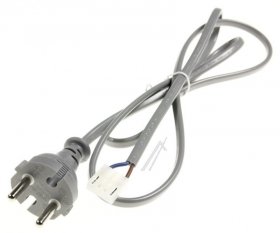 Mains Power Lead - Kw715805 Power Cable Gray Eu Plug Kvl6-kvc5 [Delonghi]