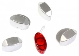 Faber Franke Roblin Button Set - 133 0068 185 Kit Buttons Cr sat m6-m8 (a01)