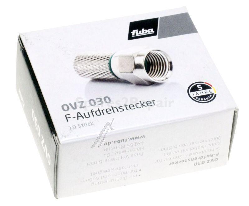 Fuba F-plug - Ovz 030-10 F-plug 6,8mm Hq Green, 10 Pcs.