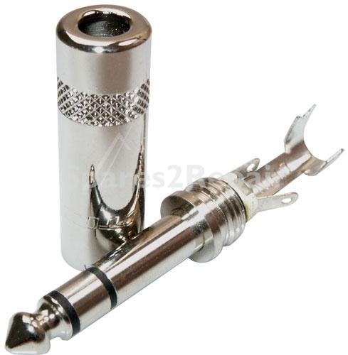 Rean By Neutrik 6.35mm Stereo Phone Plug - 6,35mm Jack Plug Stereo