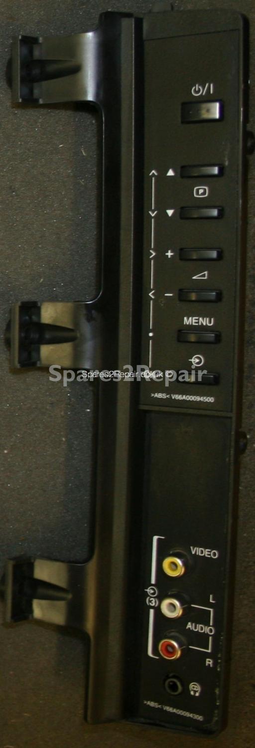 37A3030D Side AV and Buttons - V28A00033801 - PE0287A-1
