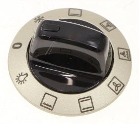 Button - 3491009795 Control Knob Selector Black-st [Electrolux Aeg]