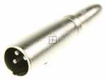Goobay Xlr Adapter - Xlr Adapter, Aux Klinke 6,35 Mm Buchse Zu Xlr Stecker