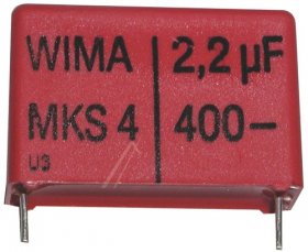 Wima Mks4 Pulse Capacitor - 2,2uf-400v Mks4 Metal Capacitor Rm27,5