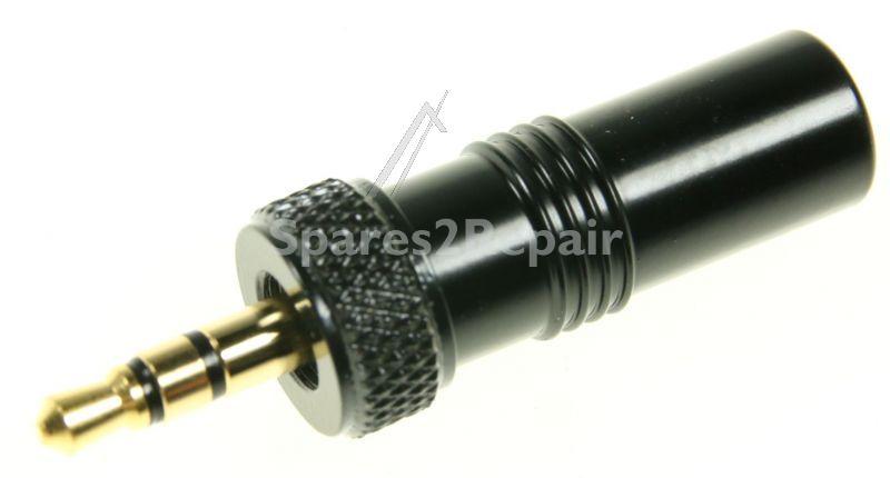 Monacor 3,5mm Jack Plug Stereo - Pg-323pg 3.5 Mm Stereo Plug For Screwing On