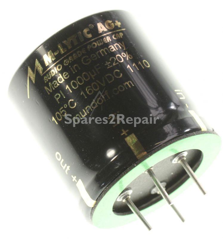Mundorf 160v Radial Electrolytic 105 D - 1000uf-160v Audio Filter-elcap Radial 105° 35x35mm 4-polig