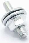 Square Plug - 49006155 Hinge Hole Plug [Candy Hoover]