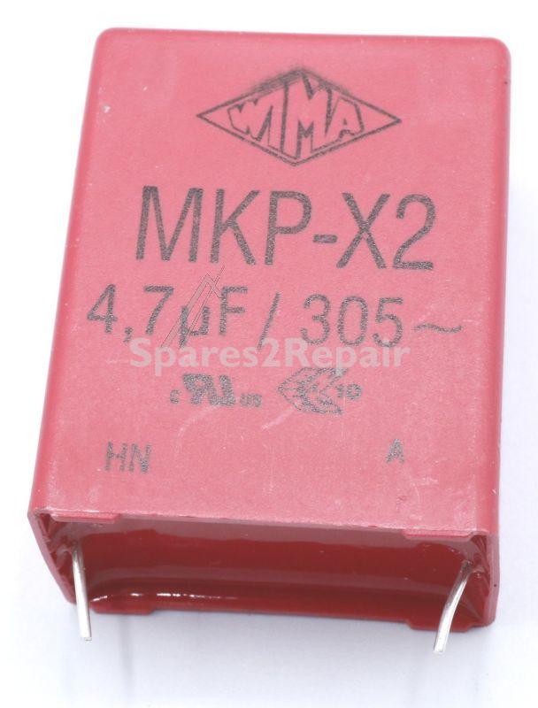 Wima X2 Emi Suppression Capacitor M - 4,7uf-305v Mkp-x2 EntstÖrkondensator Rm=27,5