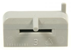 Button - 1926707017 Button silver rectangular on-o [Electrolux Aeg]