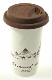 Coffee Cup - Dlsc057 5513281041 Double Wall Ceramic Mug 300ml [Delonghi]
