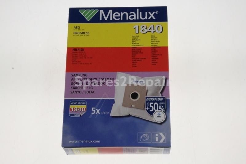 Vacuum Cleaner Bags - 9001963330 1840-3 5 Bags+1mf To Cut [Electrolux Aeg]