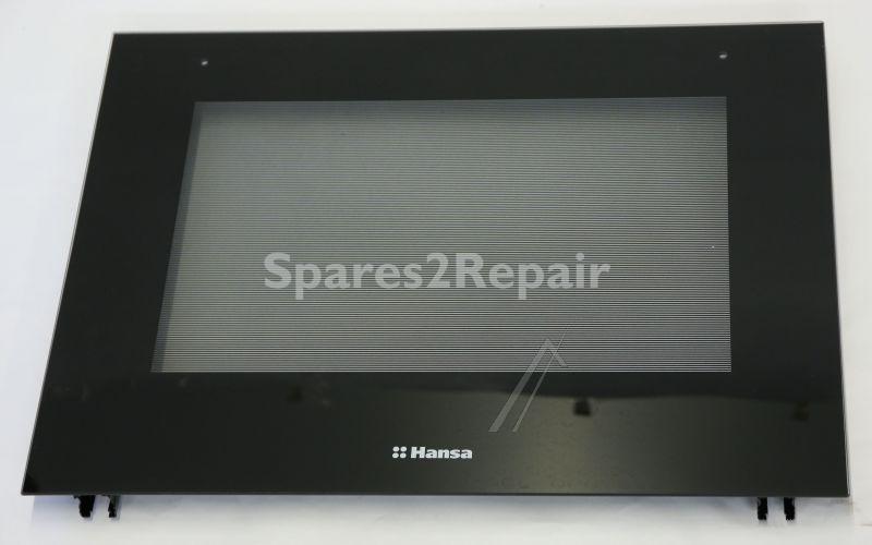 Oven inner Door Glass - 8053192 Inner Glass Door 514-404 Black Without Przep [Amica]