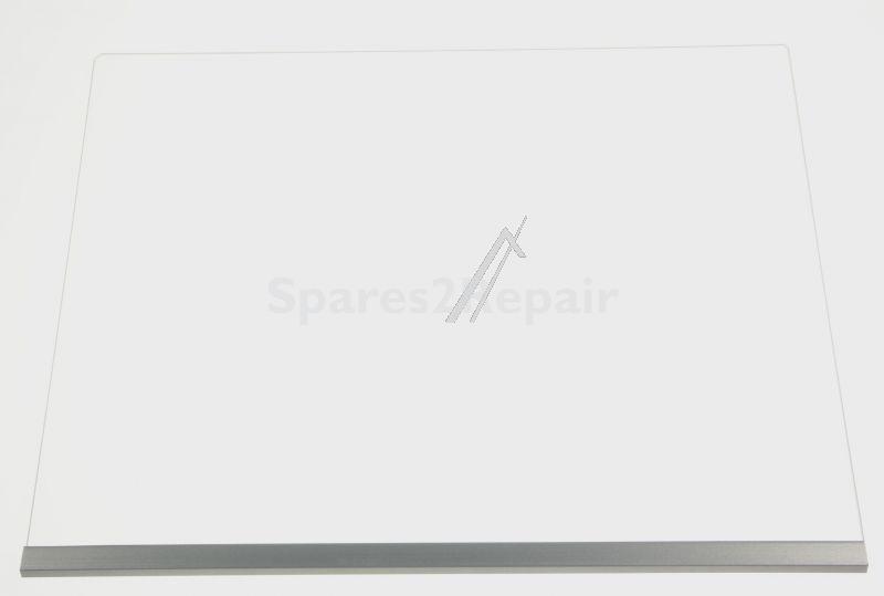 Glass Panel - C00385931 482000092566 Glass Crisper Small + Silv Profi [Whirlpool Indesit]