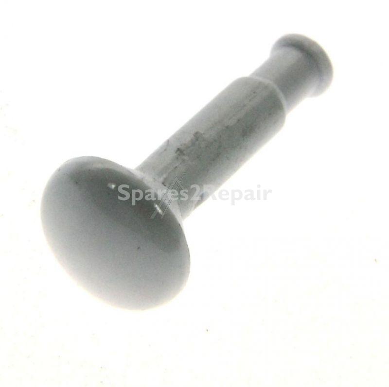 Control Knobs - C00117539 482000028974 Electronic Programmer Button - White [Whirlpool Indesit]