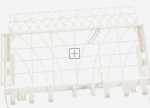 Smeg Insert Bit - 694091099 Sliding Flap Cutlery White