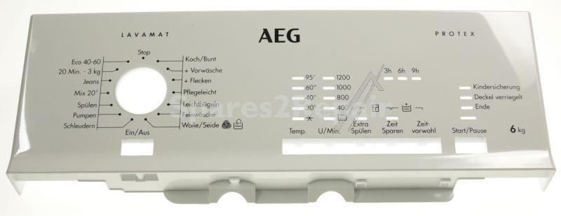 Operating Unit Screen - 140194687012 Panel Holder White Aeg De [Electrolux Aeg]